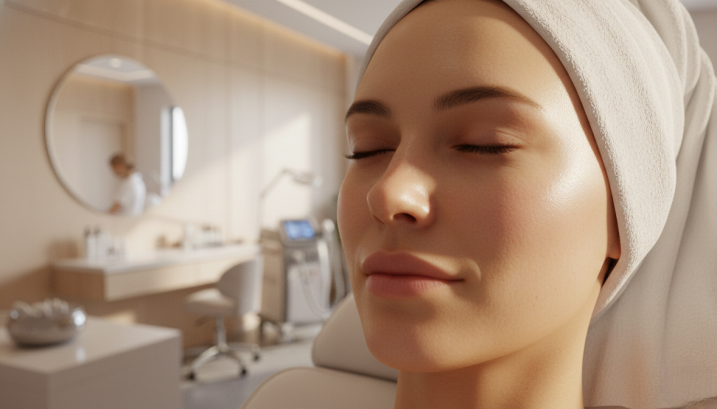 Glowing skin supported by ongoing med spa maintenance in Del Mar CA