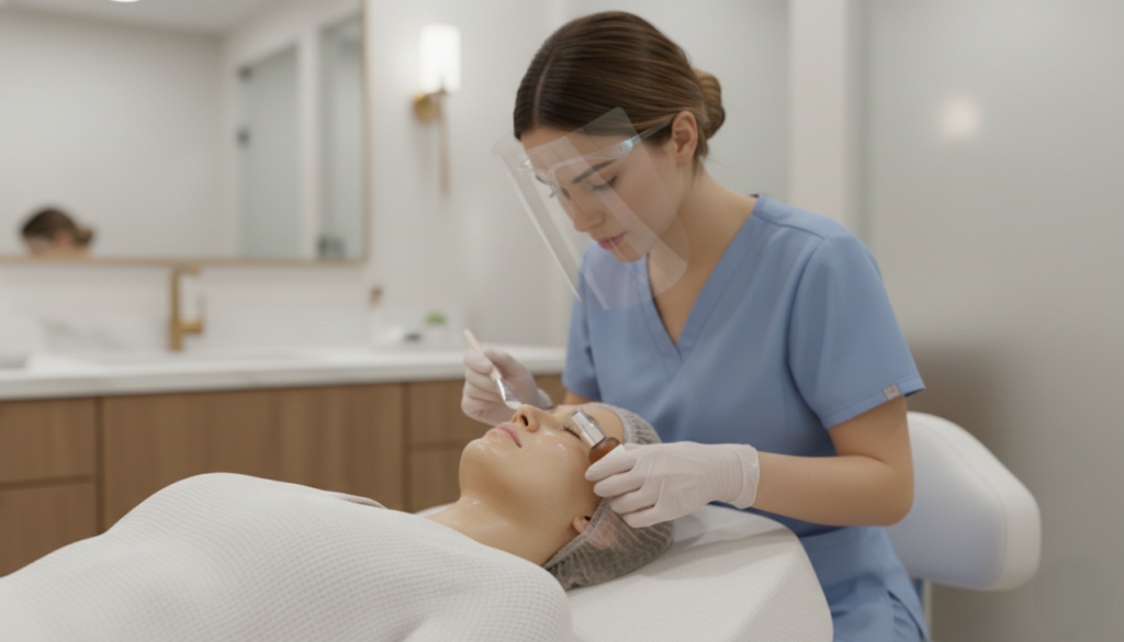 Professional retinol for anti aging treatment performed at a med spa in del mar CA