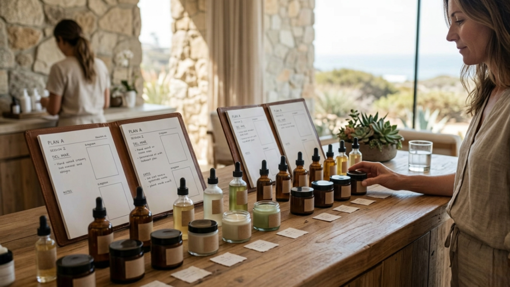 Medical-grade skincare products supporting affordable medspa treatments in Del Mar CA