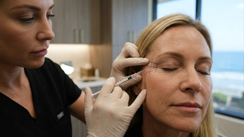 Expert Botox injection treatment performed in Del Mar California med spa