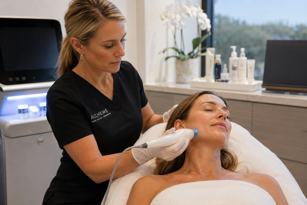 Advanced skin rejuvenation procedure helping Del Mar CA patients improve skin texture and appearance