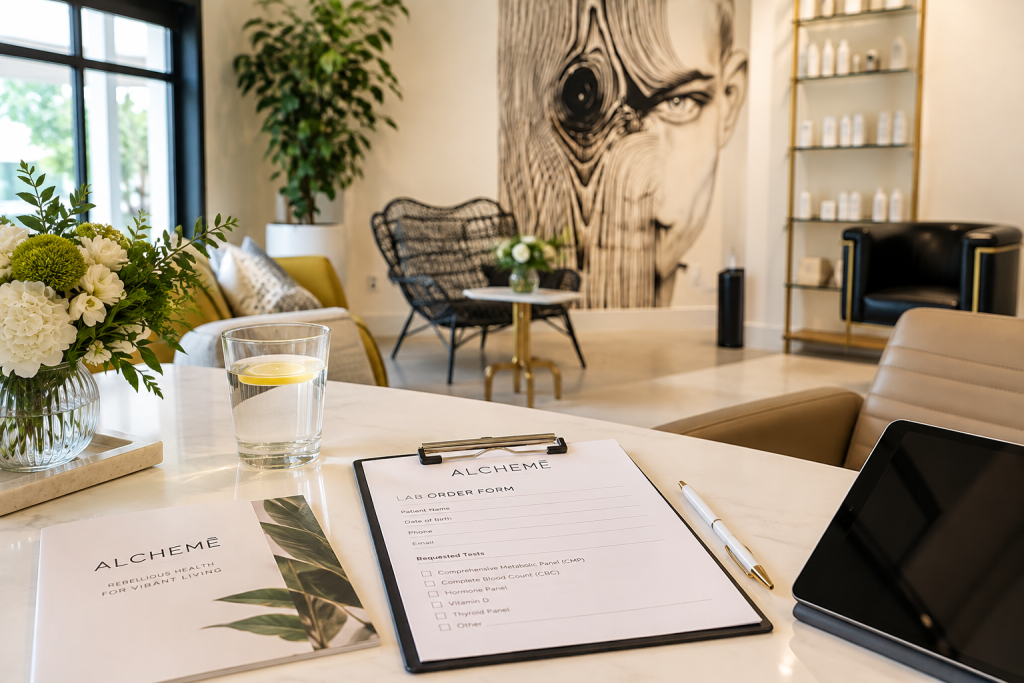 Medical weight loss consultation setting at a med spa